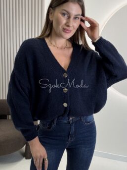 SWETER LENA GRANATOWY