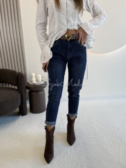 SPODNIE NINI CIEMNY JEANS