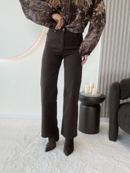 SPODNIE JEANS ELSA CZEKOLADA