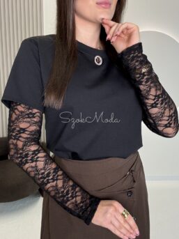 BLUZKA FIORELLA CZARNA