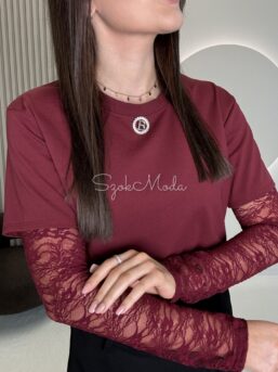 BLUZKA FIORELLA WINO