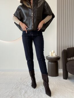 SPODNIE JEANS AVALON – GRANAT