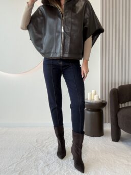SPODNIE JEANS AVALON – GRANAT