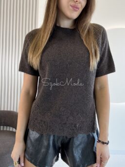 SWETER AZURRA CZEKOLADA