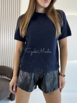 SWETER AZURRA GRANAT